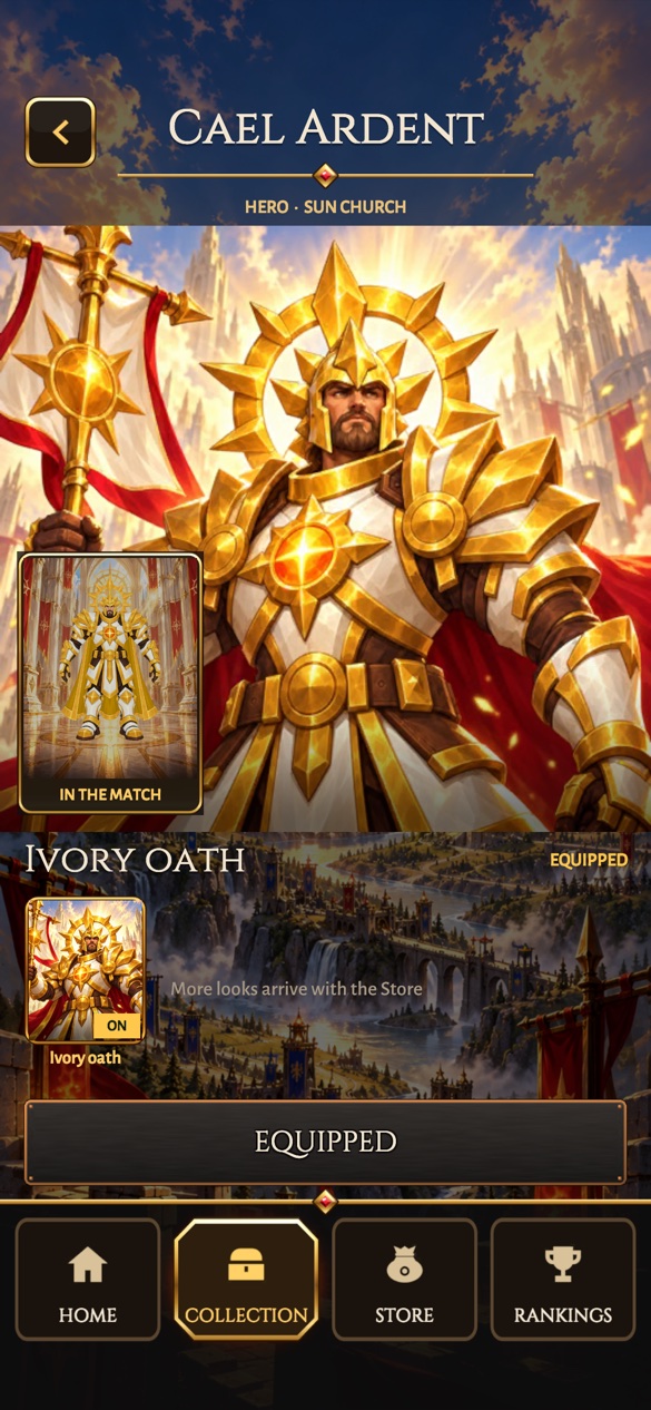 A hero's owned look in the Collection